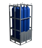 Контейнер (паллета) для 9-ти газовых баллонов КГБ-09 (без крышки)