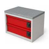 Шкаф инструментальный со столешницей ПРОМВЕРС, 2 ящика (400х600х350)